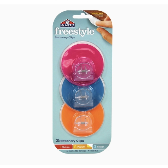 Elmer's Freestyle Reusable Photo Artwork, Stationery Clips 2 Sets, New! - Picture 3 of 12